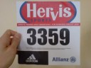 Hervis ½Maraton Praha - moje startovní číslo 3359